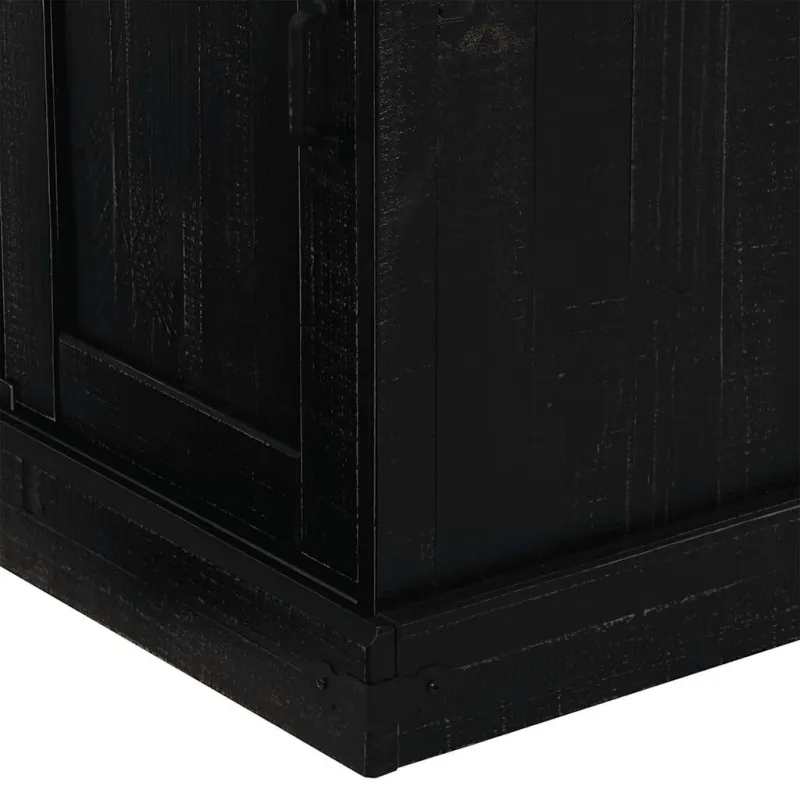 indauja HALDEN su stumdomomis durimis juoda 80x40x80 cm