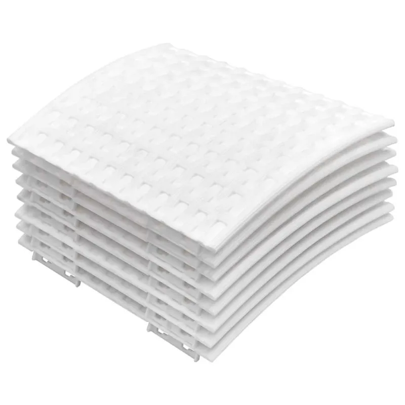 Kalėdų eglutės sijonas Baltas Ø65x23 cm Plastikas