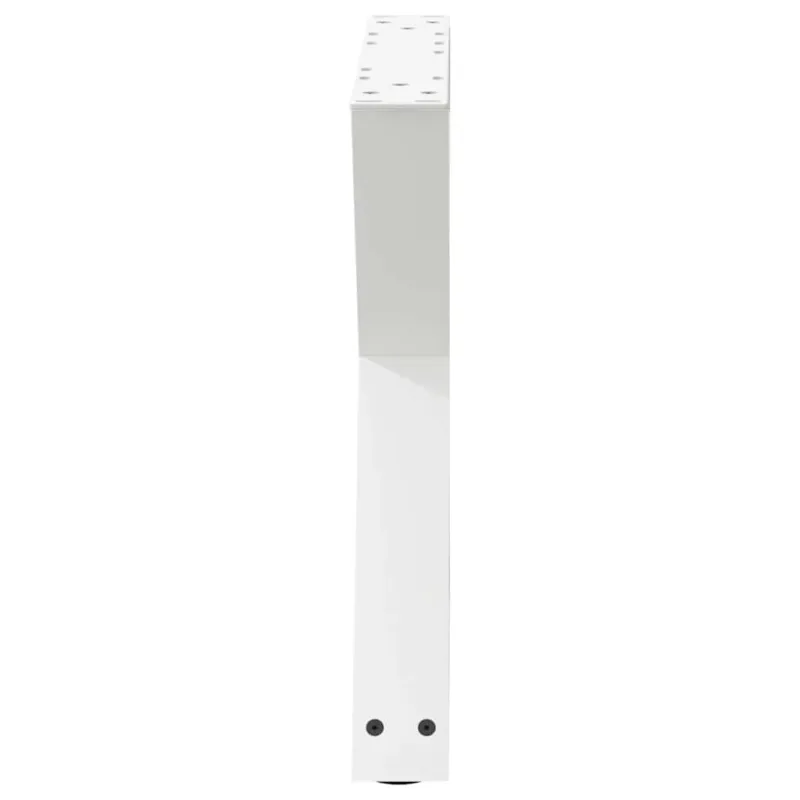 Kavos staliuko kojelės, 2 vnt., baltos, 50x(42-43,3) cm, plienas