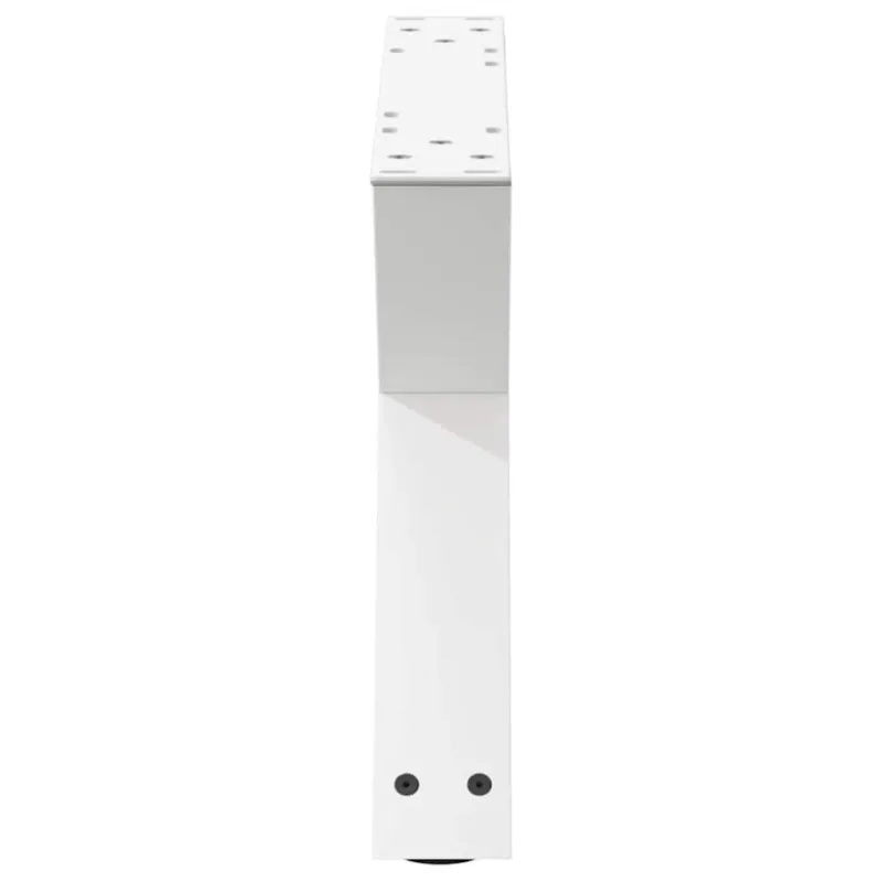 Kavos staliuko kojelės, 2 vnt., baltos, 60x(30-31,3) cm, plienas