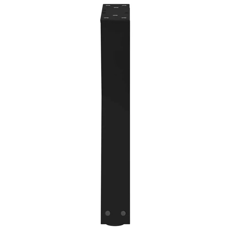 Kavos staliuko kojelės, 2 vnt., juodos, 28x(42-43,3) cm, plienas