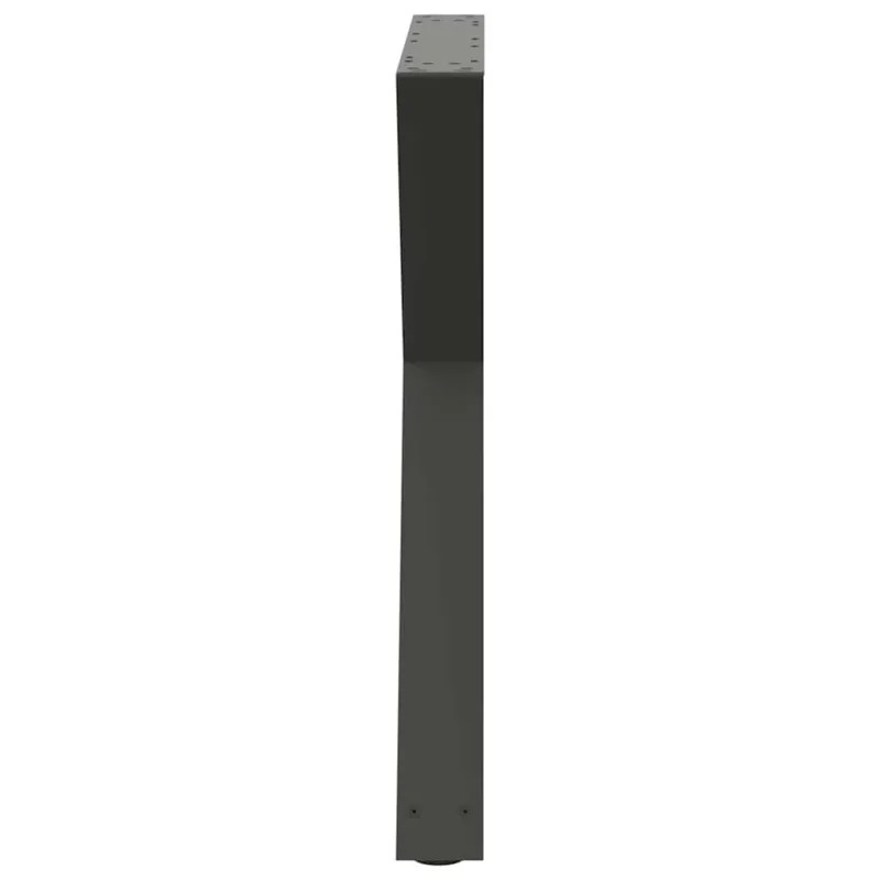 Valgomojo stalo kojos, 2 vnt., antracito spalvos, 70x(72-73,3) cm, plienas