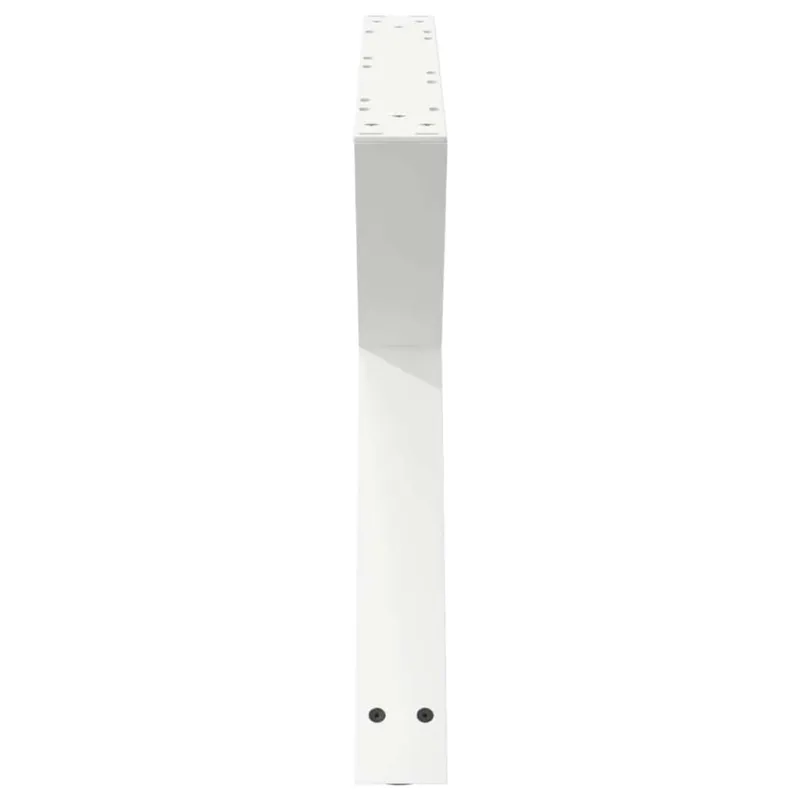 Kavos staliuko kojelės, 2 vnt., baltos, 70x(42-43,3) cm, plienas