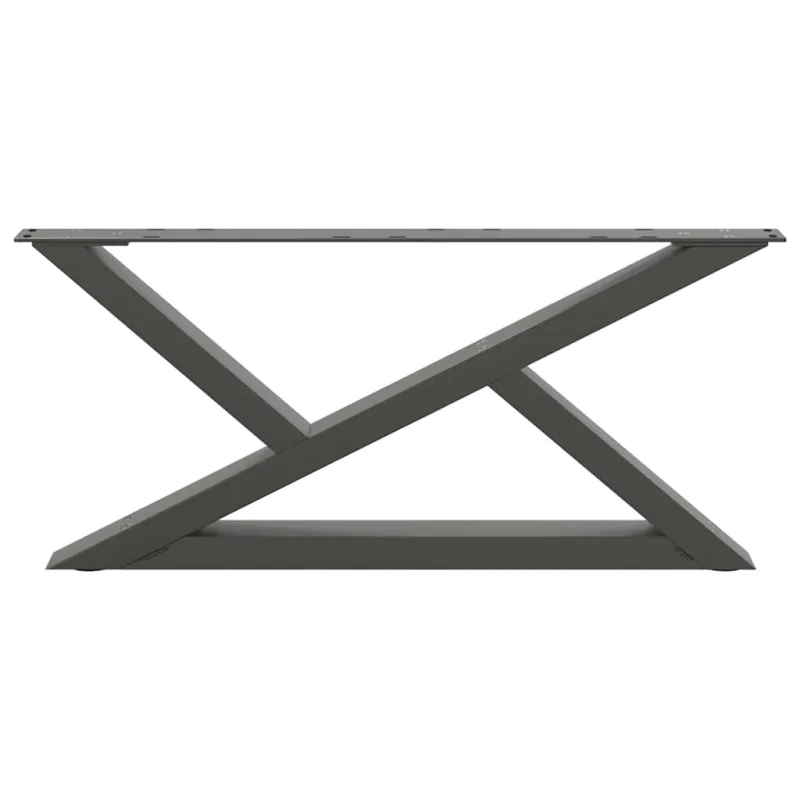 Kavos staliuko kojos, 2 vnt., antracito spalvos, 70x(30-31,3) cm, plienas