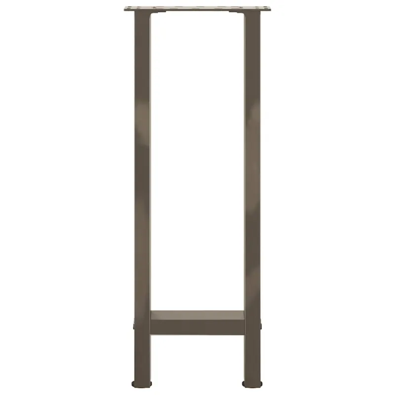 Konsolinio stalo kojos, 2 vnt., 38x(72-73) cm, natūralus plienas