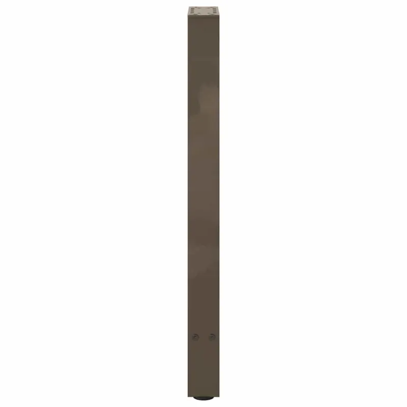 Konsolinio stalo kojos, 2 vnt., 38x(72-73) cm, natūralus plienas