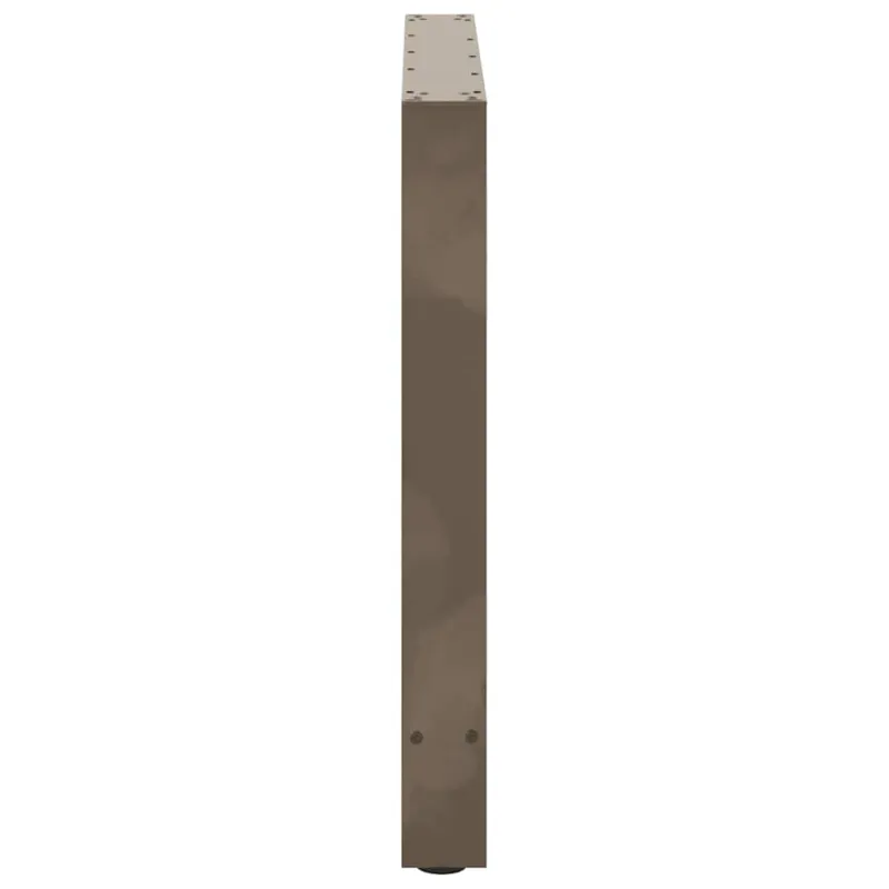 Valgomojo stalo kojos, 2 vnt., 80x(72-73) cm, natūralus plienas, plienas