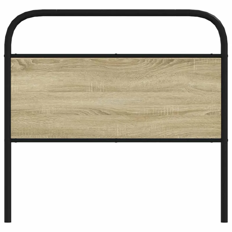 Pakaitinis galvūgalis, ąžuolo spalvos, 107 cm, plienas ir mediena