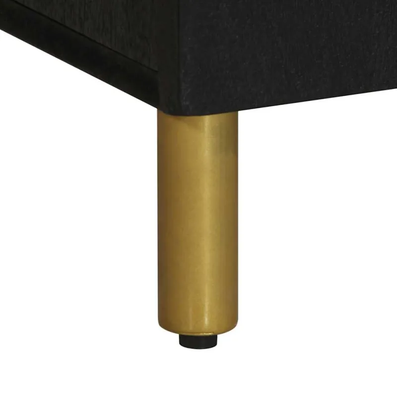 televizoriaus spintelė juoda 105x33x46 cm Engineered Wood