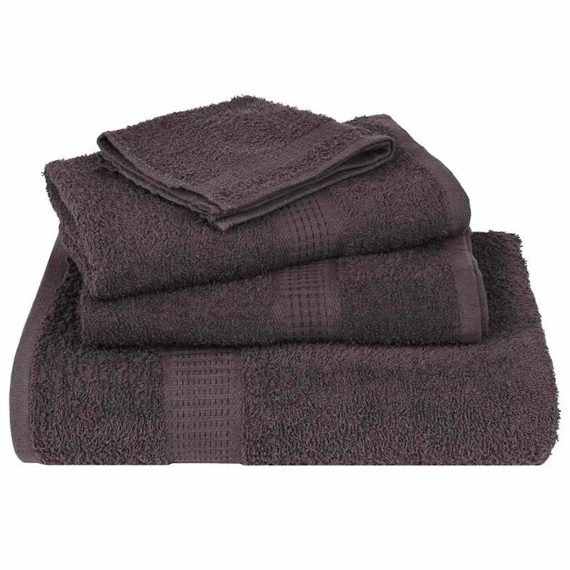 Skalbimo rankšluosčiai FROGN, 2 vnt., antracito spalvos, 15 x 21 cm, 360 g/m²