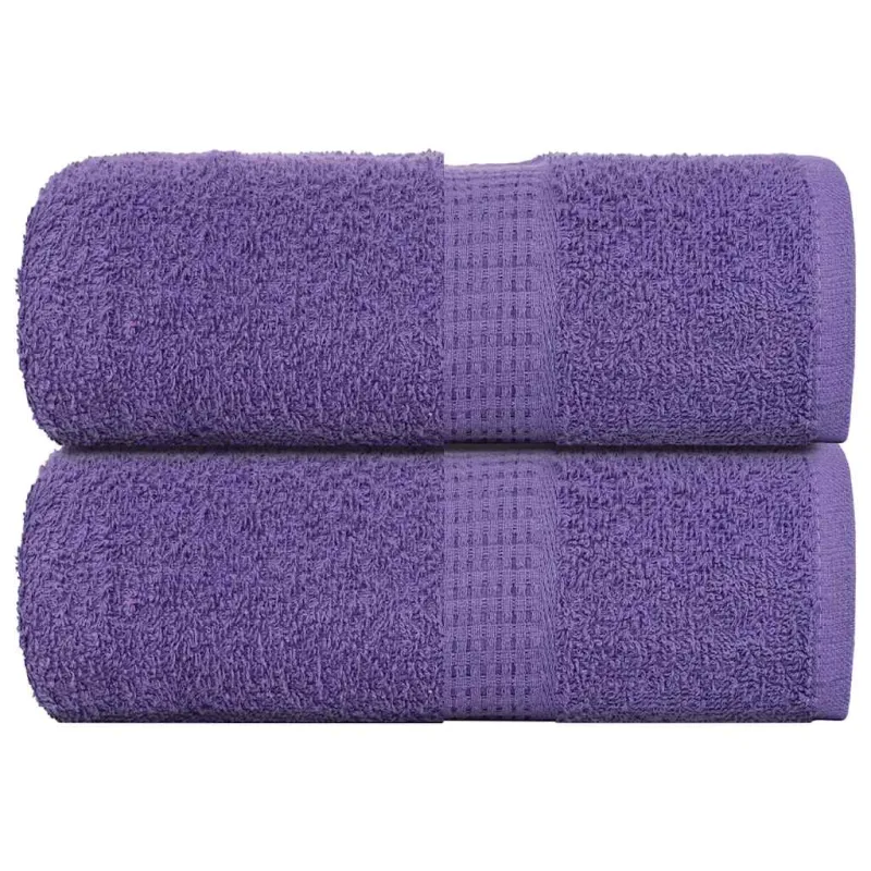 Svečių rankšluosčiai FROGN, 2 vnt., violetiniai, 30x50 cm, 360 g/m²