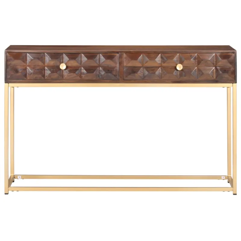 Konsolinis staliukas, 122x36x75 cm, mango medienos masyvas
