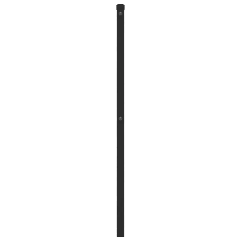 Metalinis keičiamas galvūgalis, juodas, 75 cm