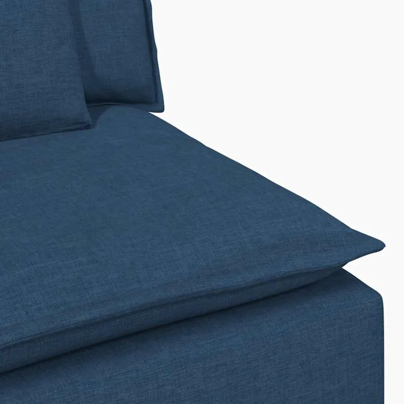 Modulinė sofa su pagalvėlėmis, mėlyna