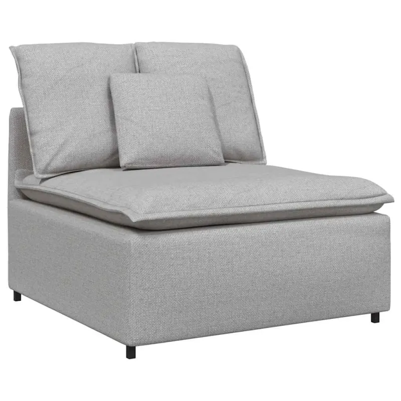 Modulinė sofa su pagalvėlėmis, debesų pilka