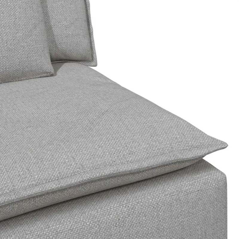Modulinė sofa su pagalvėlėmis, debesų pilka