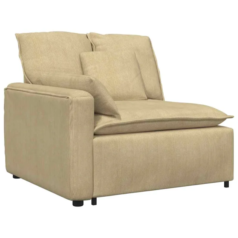 Modulinė sofa su pagalvėlėmis, pilkai žalia