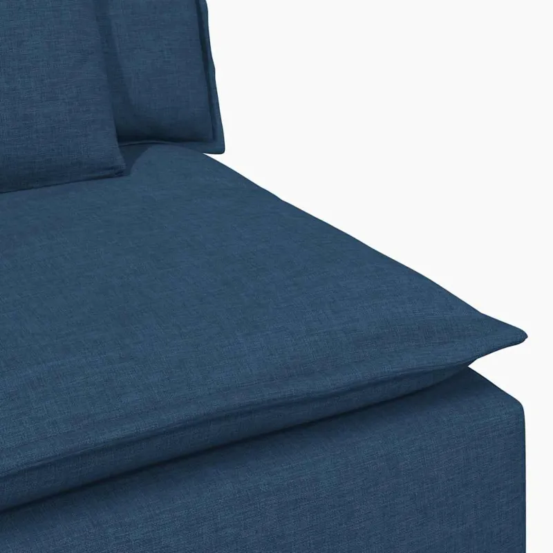 Modulinė sofa su pagalvėlėmis, mėlyna