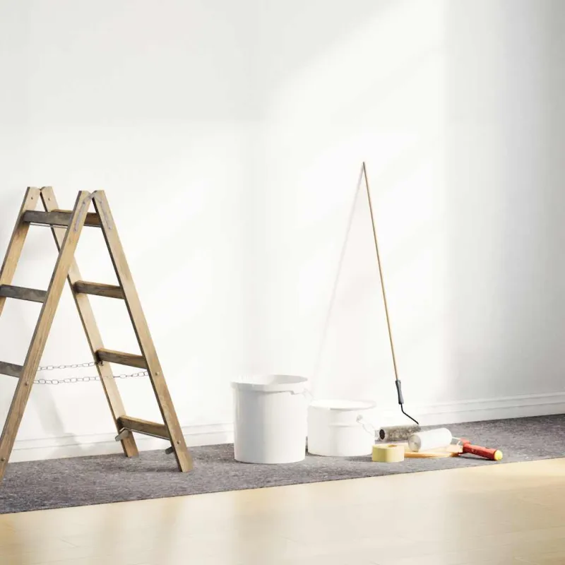 Neslystantys dažytojo fliso audiniai, 2 vnt., 5 m, 220 g/m², pilki