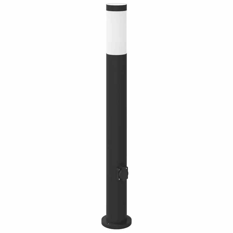 Šviestuvai su išleidimo anga, 3 vnt., 80 cm, nerūdijantis plienas, IP44