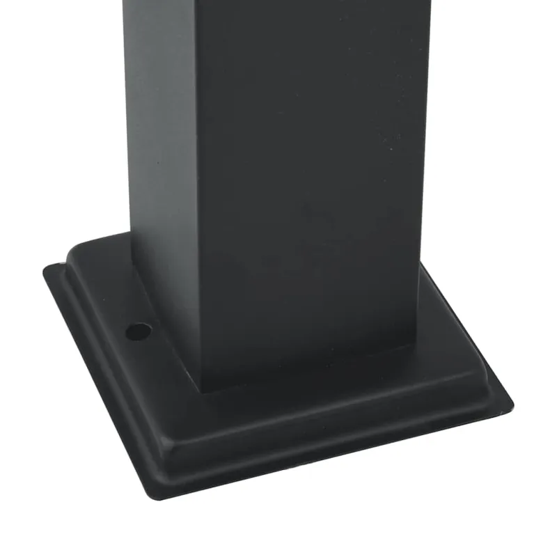 Šviestuvas stulpeliui, 50 cm, juodas, IP44