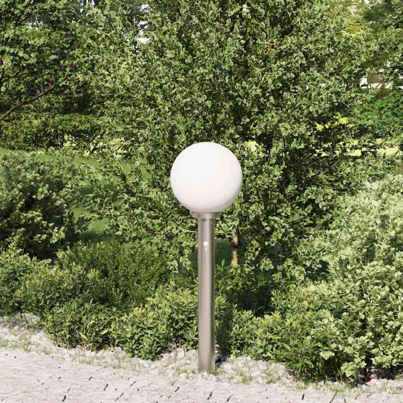 Apsauginis stulpelis su jutikliu, 80 cm, nerūdijantis plienas, IP44