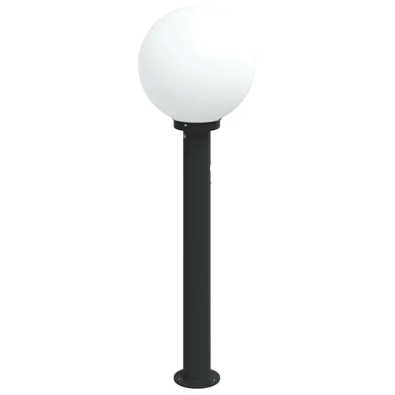 Apsauginis stulpelis su jutikliu, 80 cm, juodas, IP44