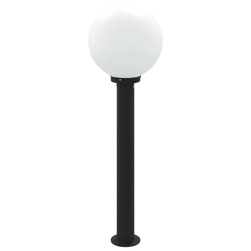Apsauginis stulpelis su jutikliu, 80 cm, juodas, IP44