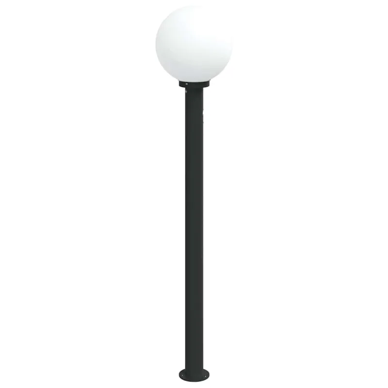 Apsauginis stulpelis su jutikliu, 120 cm, juodas, IP44