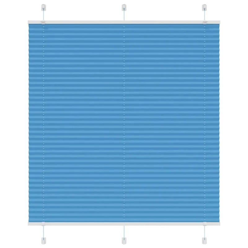 Klostuotos žaliuzės, mėlynos, 115x100 cm, audinys, plotis 114,4 cm, poliesteris