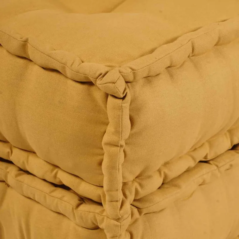 Modulinė sofa, geltona, 70x70x36, audinys