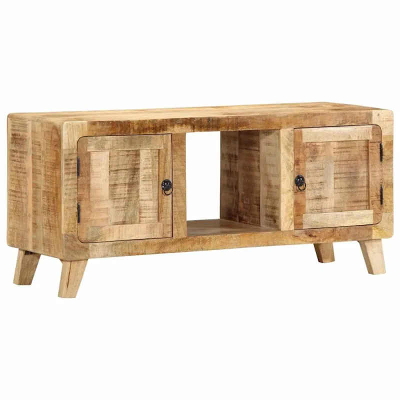 TV spintelė, 105x46x32 cm, masyvi mango mediena