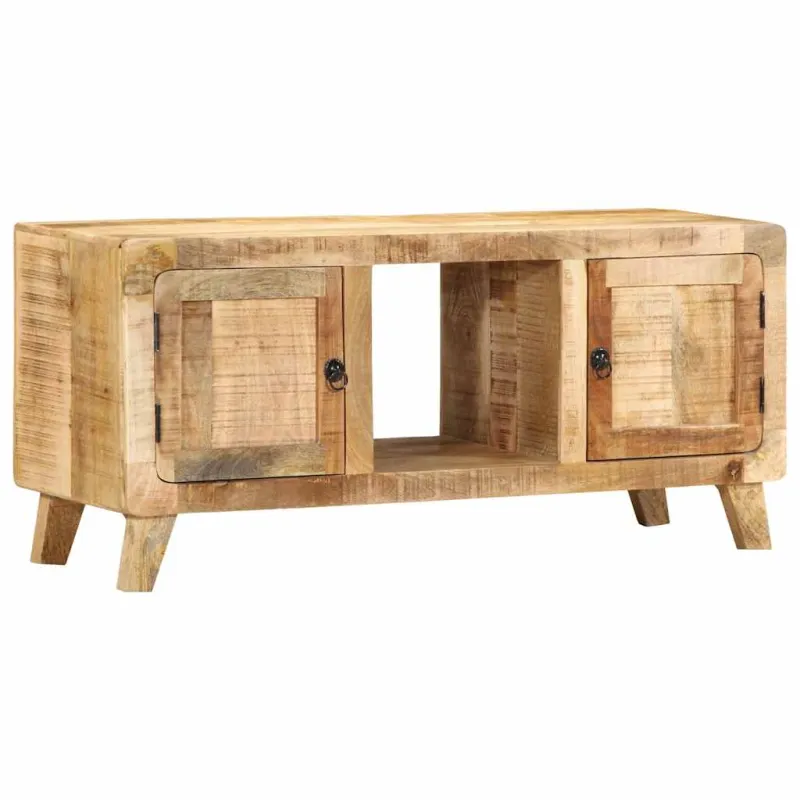 TV spintelė, 105x46x32 cm, masyvi mango mediena