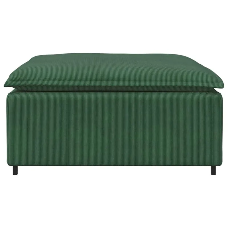 Modulinė sofa, pakojų modulis, tamsiai žalia, 100x100x48 cm