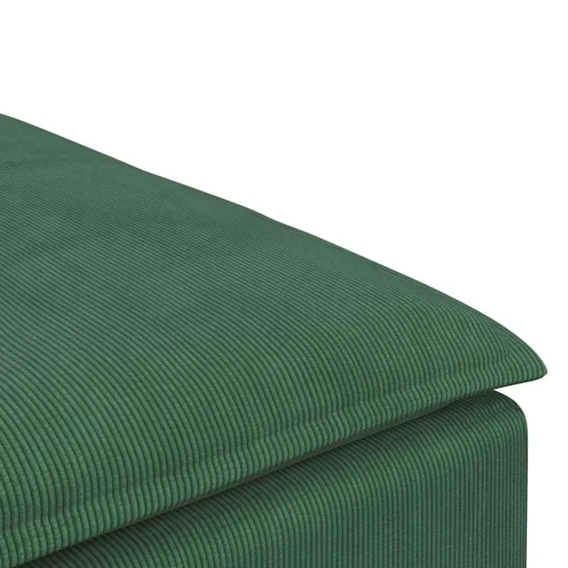Modulinė sofa, pakojų modulis, tamsiai žalia, 100x100x48 cm
