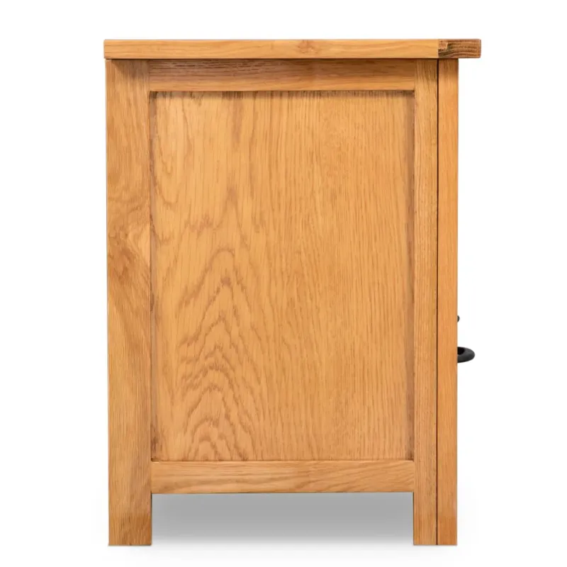 TV spintelė, 90x35x48cm, ąžuolo medienos masyvas