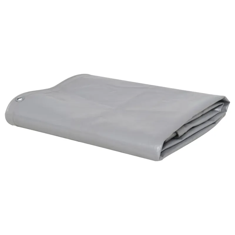 Tentas, pilkos spalvos, 4x6m, 650g/m²