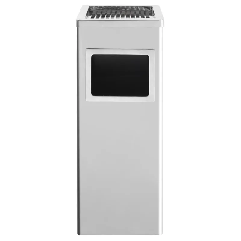 Šiukšliadėžė-peleninė, nerūdijantis plienas, 36l