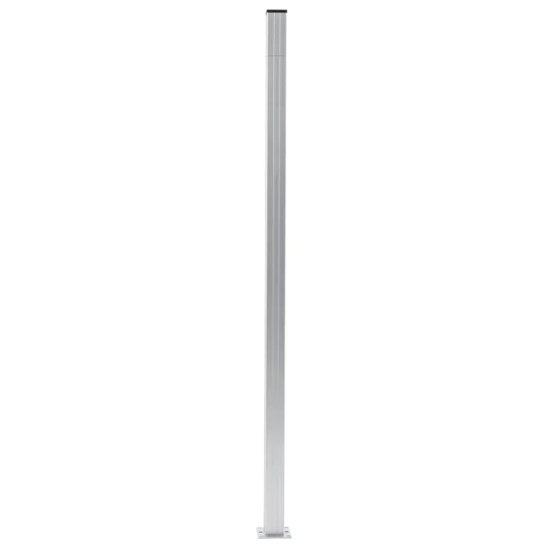Tvoros stulpai, 2vnt., aliuminis, 185cm