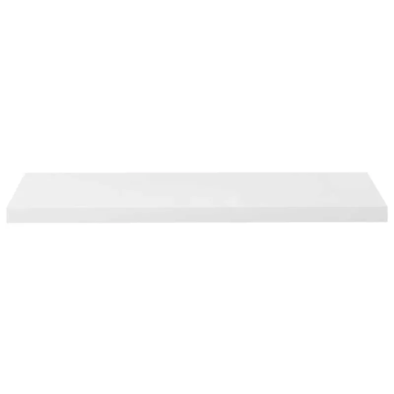 Pakabinamos lentynos, 2vnt., baltos, 90x23,5x3,8cm, MDF