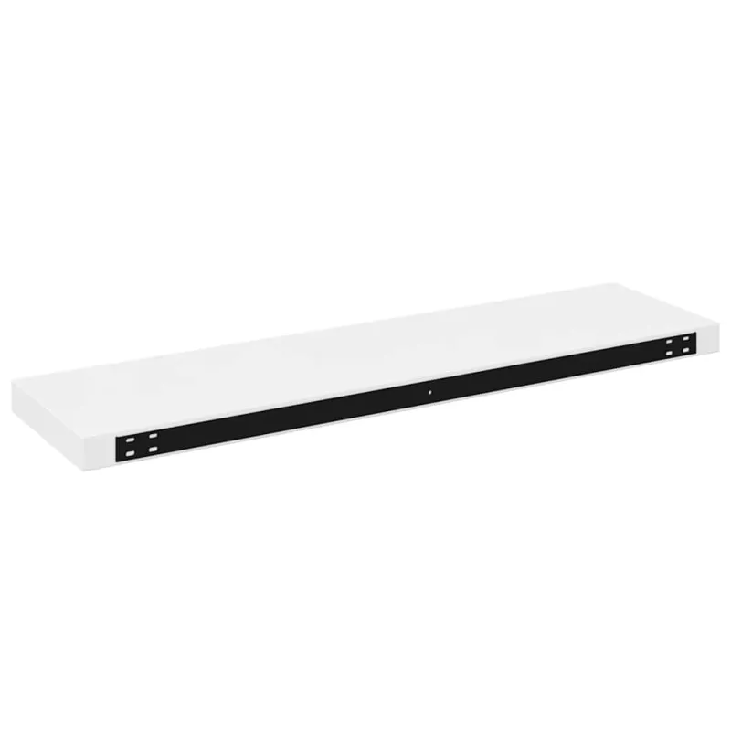 Pakabinamos lentynos, 2vnt., baltos, 90x23,5x3,8cm, MDF
