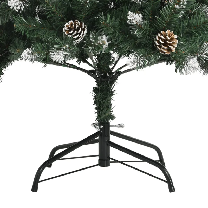 Dirbtinė Kalėdų eglutė su stovu, žalios spalvos, 240cm, PVC