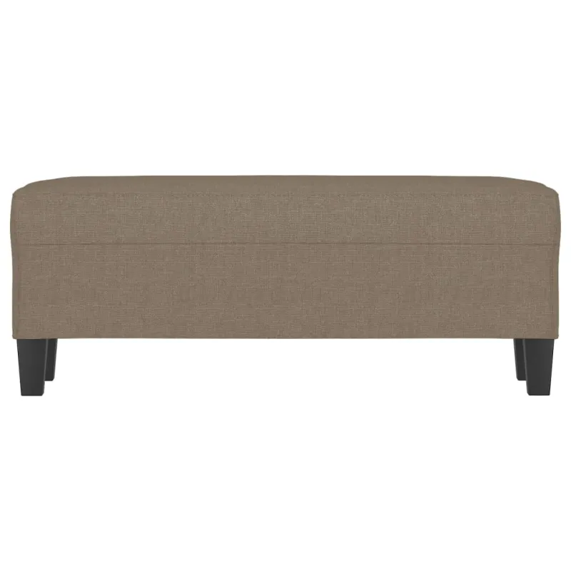 Suoliukas, taupe spalvos, 100x35x41cm, audinys
