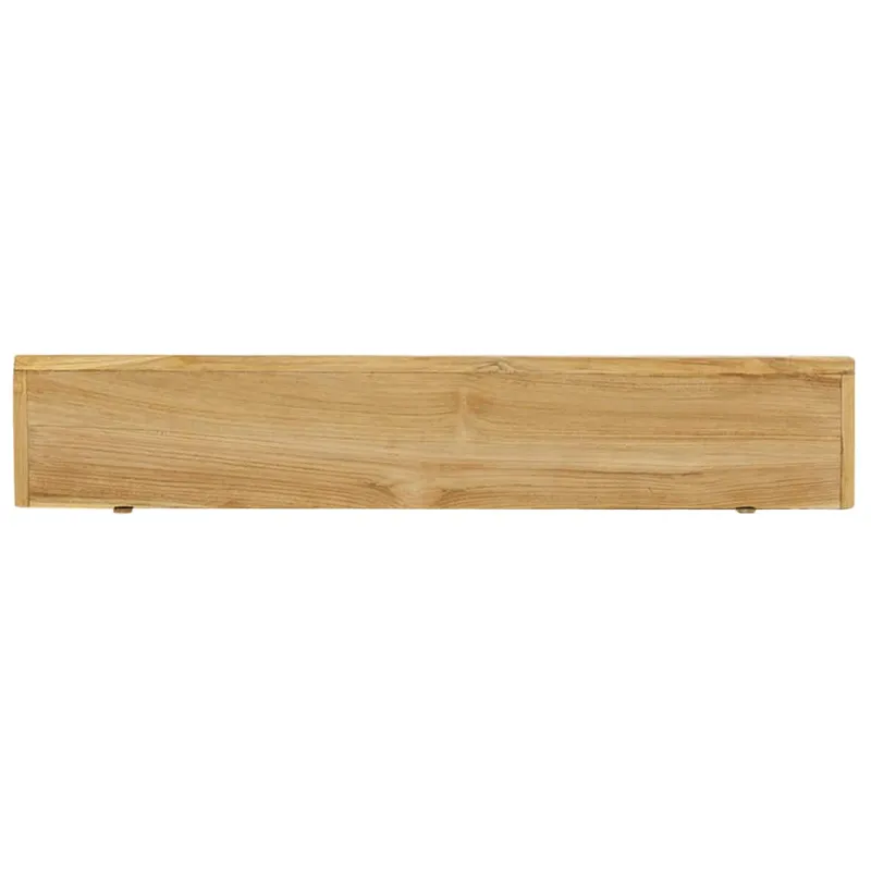 Sieninės lentynos, 2vnt., 90x15x4cm, tikmedžio masyvas