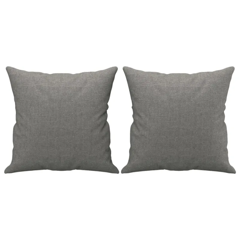 Dvivietė sofa su pagalvėmis, tamsiai pilka, 140cm, audinys