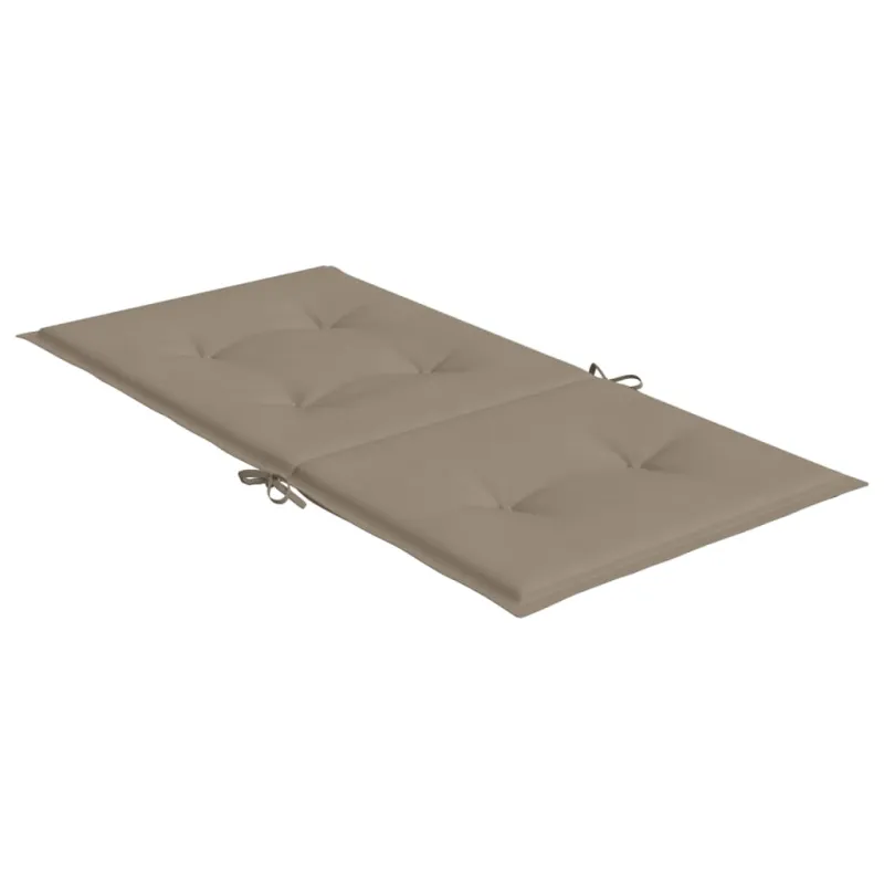 Sodo kėdės pagalvėlės, 2vnt., taupe, 100x50x3cm, audinys