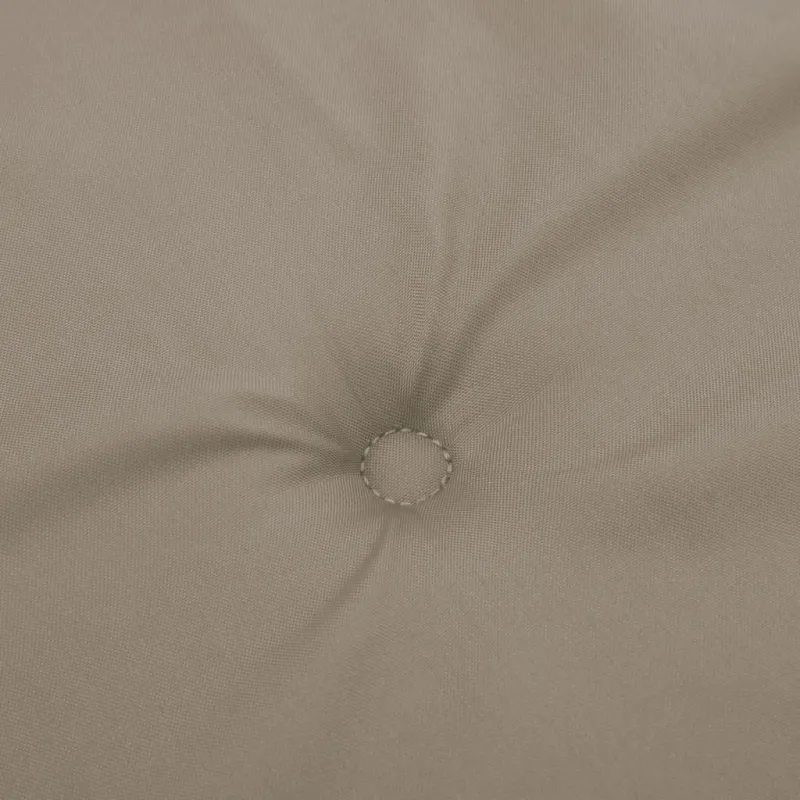 Sodo kėdės pagalvėlės, 2vnt., taupe, 100x50x3cm, audinys