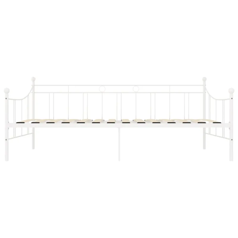 Lovos rėmas, baltos spalvos, 90x200cm, metalas