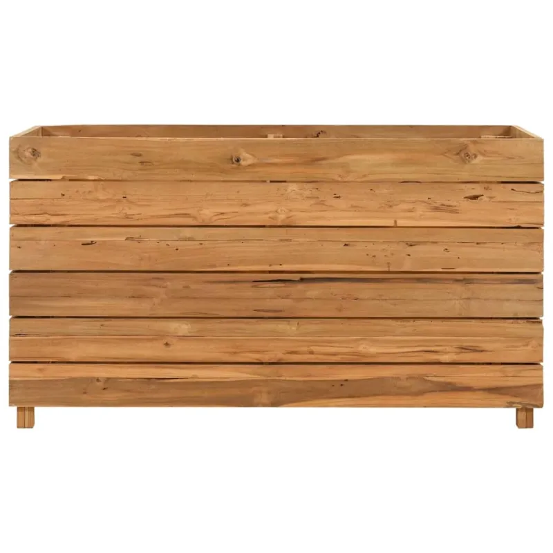 Aukštas lovelis, 100x40x55cm, perdirbtas tikmedis ir plienas