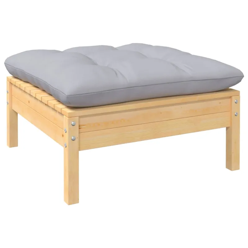 Sodo komplekti pilkkoilla tyynyillä, 11 osaa, mänty